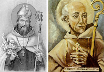 St Andrew Corsini apparition at Fiesole, Italy 1373